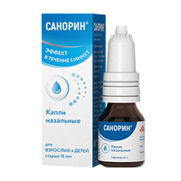 САНОРИН капли назал. (фл.-кап.)  0.1% - 10мл 1 шт.