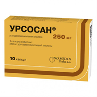 УРСОСАН капс. 250мг 10 шт.