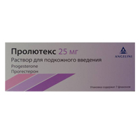 ПРОЛЮТЕКС р-р д/ин. (фл.) 25мг - 1.112мл 7 шт. ПРОЛЮТЕКС р-р д/ин. (фл.) 25мг - 1.112мл 7 шт.