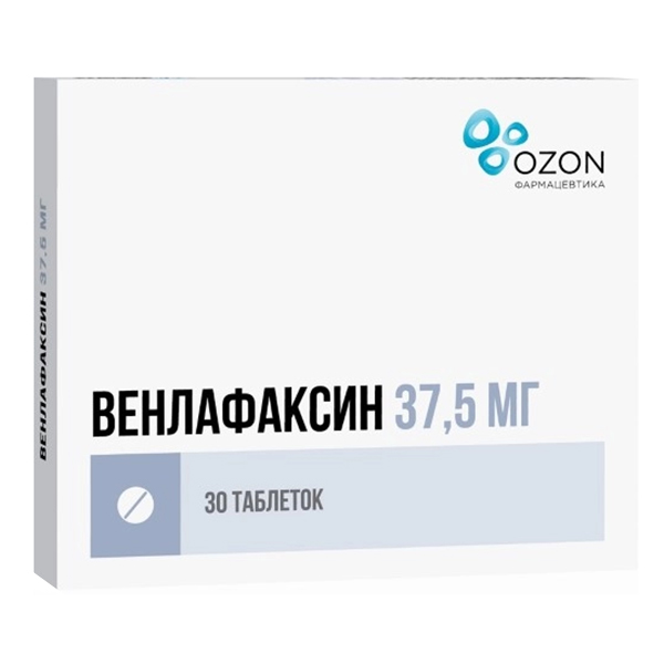 ВЕНЛАФАКСИН АЛСИ таб 37.5мг 30 шт.