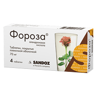 ФОРОЗА таб п/об 70мг 4 шт.