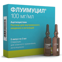 ФЛУИМУЦИЛ р-р д/ин. (амп.) 10% - 3мл 5 шт.