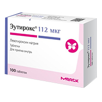 ЭУТИРОКС таб 112мкг 100 шт.
