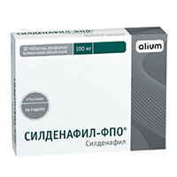 СИЛДЕНАФИЛ таб п/об 100мг 10 шт.