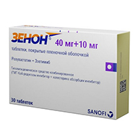 ЗЕНОН таб 10мг + 40мг 30 шт.