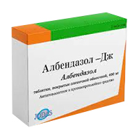 АЛБЕНДАЗОЛ таб п/об 400мг 1 шт.
