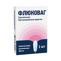 ФЛЮКОВАГ супп. ваг. 300мг 2 шт.