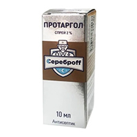 ПРОТАРГОЛ спрей (фл.) 2% - 10мл 1 шт.