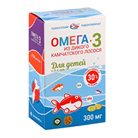 САЛМОНИКА (SALMONIСA) Омега-3 д/детей капс. 300мг 250 шт.