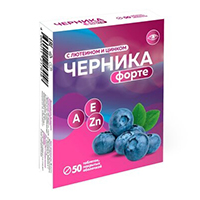 ЧЕРНИКА (БАД) Форте таб п/об 175мг 50 шт.