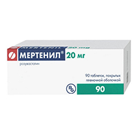 МЕРТЕНИЛ таб п/об 20мг 90 шт.