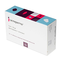 ЭСТЕРЕТТА таб п/об 3мг + 15мг 28 шт.