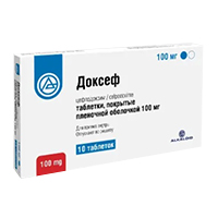 ДОКСЕФ таб п/об 100мг 10 шт.