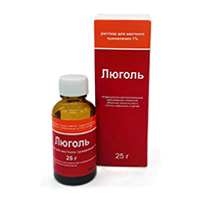 ЛЮГОЛЬ р-р (фл.) 1% - 25мл 1 шт.