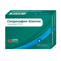 СИЛДЕНАФИЛ таб п/об 100мг 4 шт.