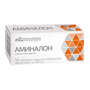 АМИНАЛОН таб п/об 250мг 50 шт.