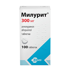 МИЛУРИТ таб 300мг 100 шт.