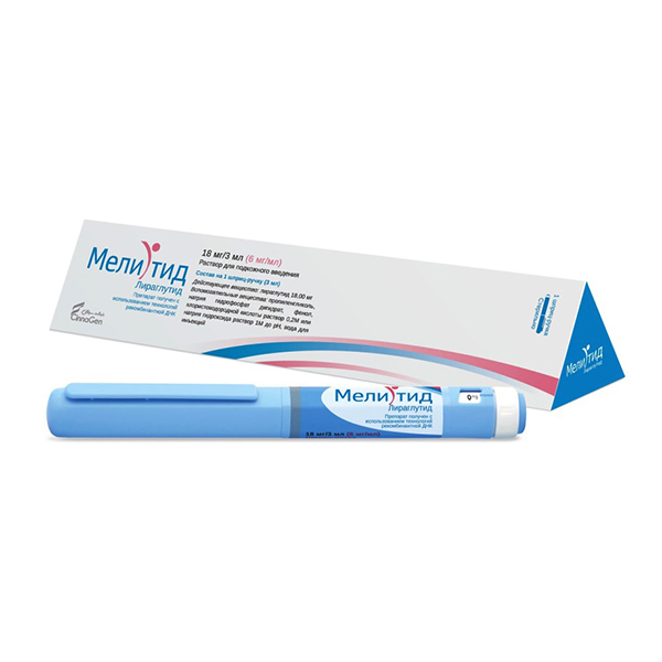 МЕЛИТИД р-р д/ин. (шприц) 6мг/мл - 3мл 1 шт.