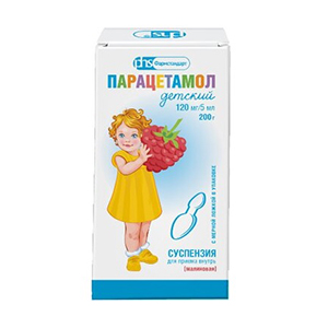 ПАРАЦЕТАМОЛ сусп. дет. (фл.) 2.4% - 100мл 1 шт. Клубничный
