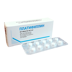 ПЛАТИФИЛЛИНА ГИДРОТАРТРАТ таб 5мг 10 шт.