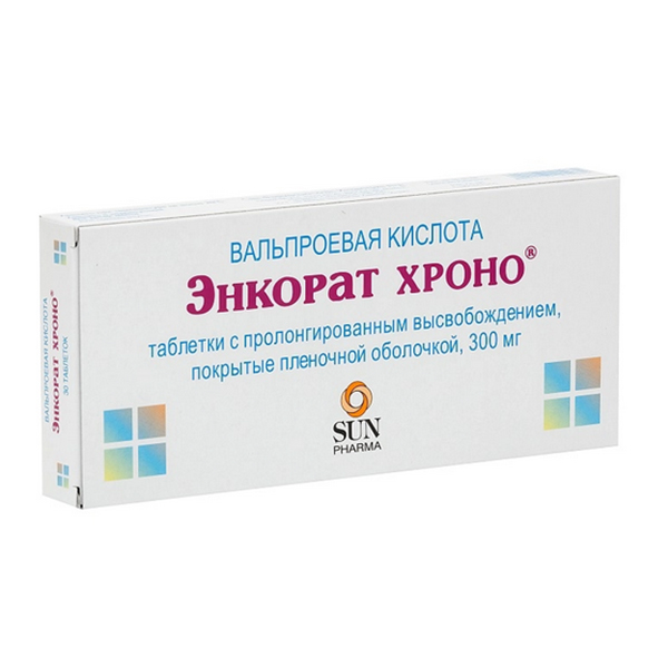 ЭНКОРАТ ХРОНО таб п/об 300мг 30 шт.