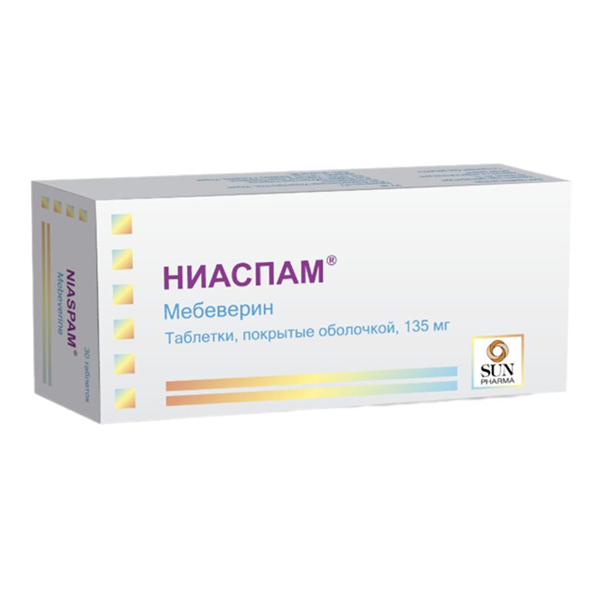 НИАСПАМ  таб п/об 135мг 30 шт.