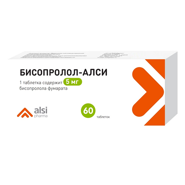 БИСОПРОЛОЛ таб п/об 5мг n30