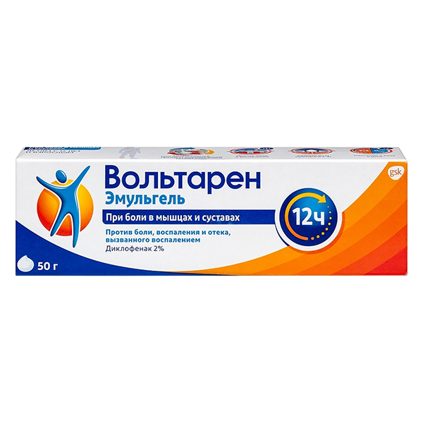 ВОЛЬТАРЕН эмульгель (туба) 2% - 50г 1 шт.