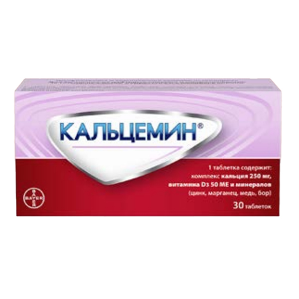 КАЛЬЦЕМИН таб п/об 30 шт.
