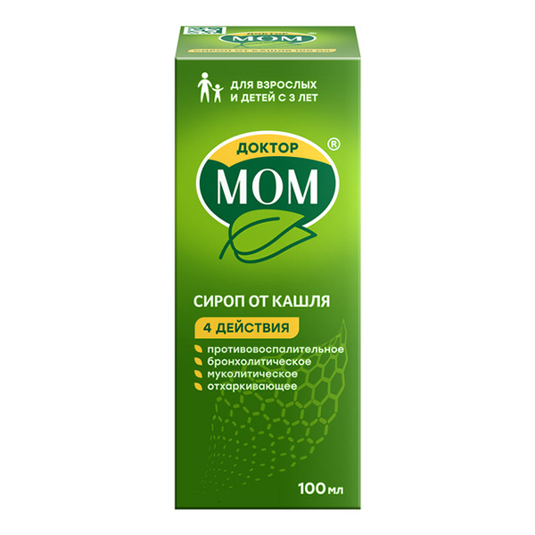 ДОКТОР МОМ сироп (фл.) 100мл