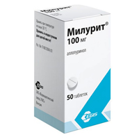 МИЛУРИТ таб 100мг 50 шт.