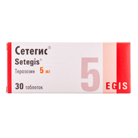 СЕТЕГИС таб 5мг 30 шт. СЕТЕГИС таб 5мг 30 шт.