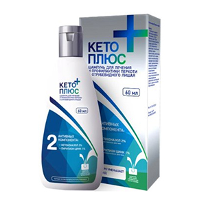 КЕТО ПЛЮС шампунь 60мл