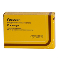 УРСОСАН капс. 250мг 10 шт.