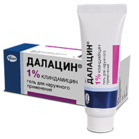 ДАЛАЦИН гель д/наружн. прим. (туба) 1% - 30г 1 шт.