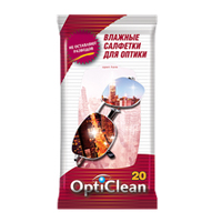 Салфетки OPTICLEAN д/оптики влажн