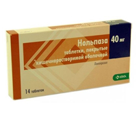 НОЛЬПАЗА таб п/об 40мг 14 шт.
