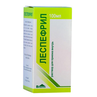 ЛЕСПЕФРИЛ р-р д/приема внутрь (фл.) 100мл