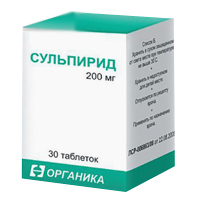 СУЛЬПИРИД таб 200мг 30 шт.
