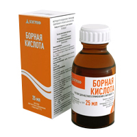 БОРНАЯ КИСЛОТА р-р спирт. (фл.) 3% - 25мл n1