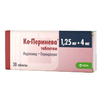 КО-ПЕРИНЕВА таб 1.25мг + 4мг 30 шт.