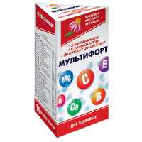 МУЛЬТИФОРТЕ (MULTIFORTE) Мультивитамин таб шип. 20 шт. Без сахара