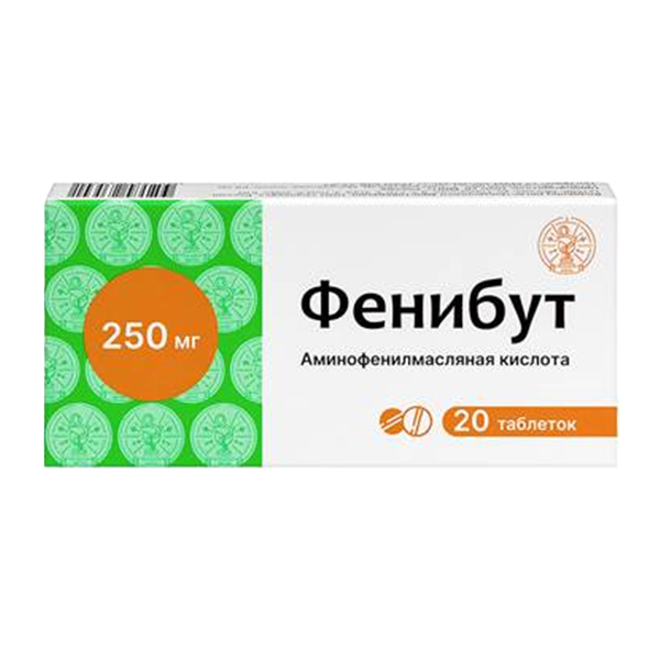 ФЕНИБУТ таб 250мг 10 шт.