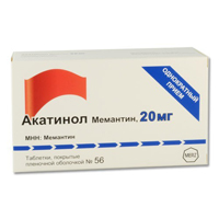 АКАТИНОЛ МЕМАНТИН таб п/об 20мг 28 шт.