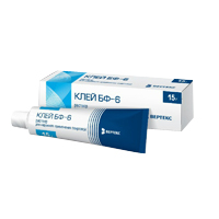 Клей БФ-6 туба(р-р д/наружн. прим. спиртов.) 15г №1