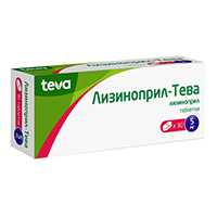 ЛИЗИНОПРИЛ таб 5мг n30