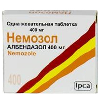 НЕМОЗОЛ таб п/об 400мг 1 шт.