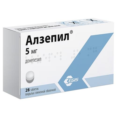 Алзепил 5 мг № 28, таблетки Алзепил 5 мг № 28, таблетки