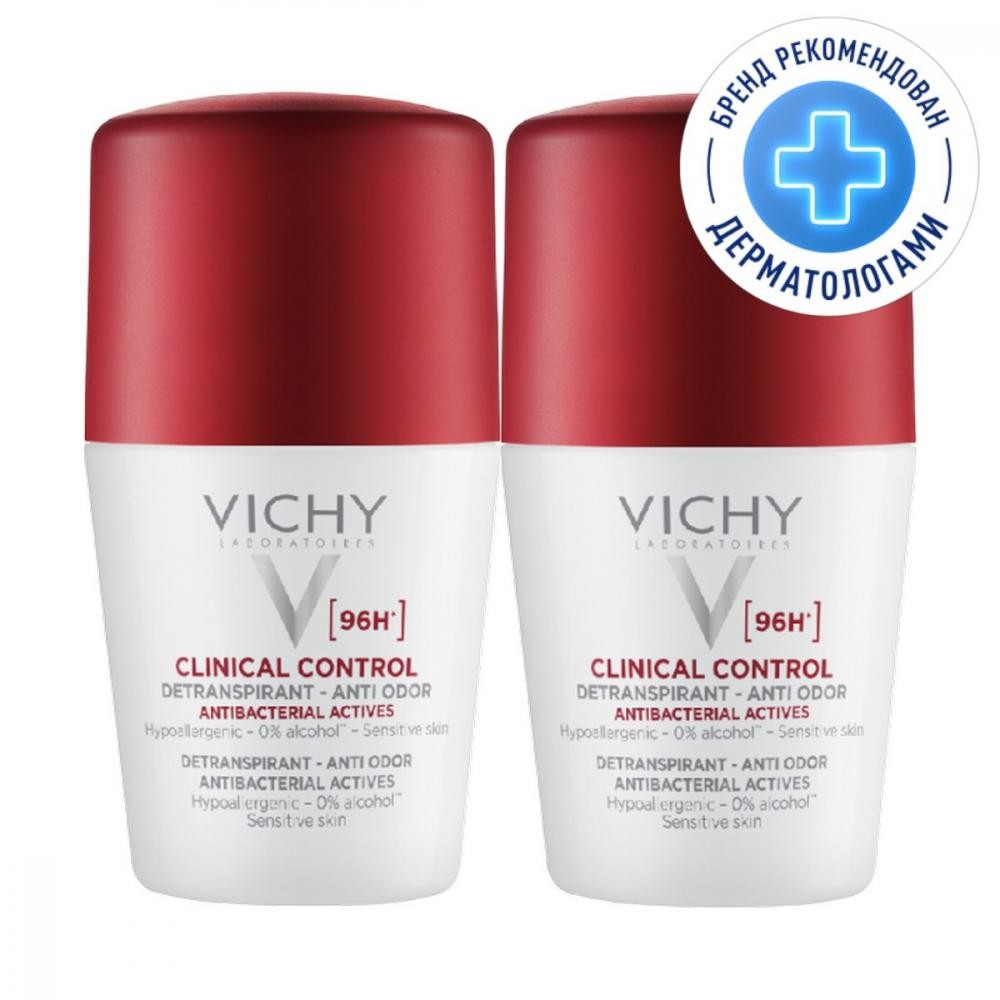 Vichy clinical control део-ролл 96 часов 50мл набор Vichy clinical control део-ролл 96 часов 50мл набор