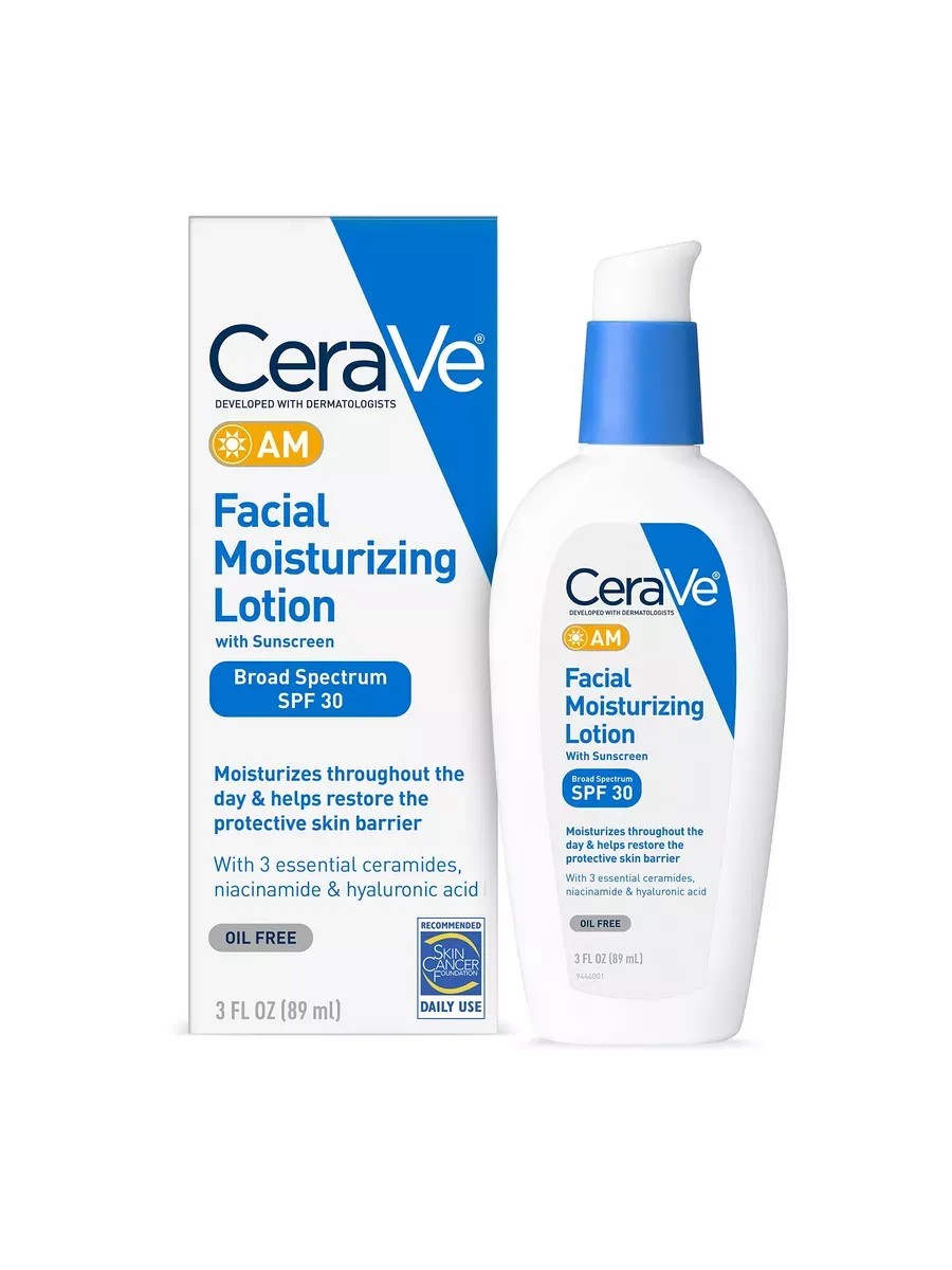 CeraVe увлажняющий лосьон для лица SPF30 52мл CeraVe увлажняющий лосьон для лица SPF30 52мл